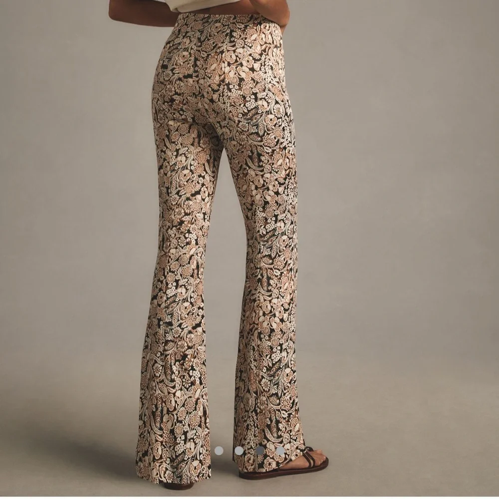 *Anthropologie Satin Flare Pants - Picture 2 of 5